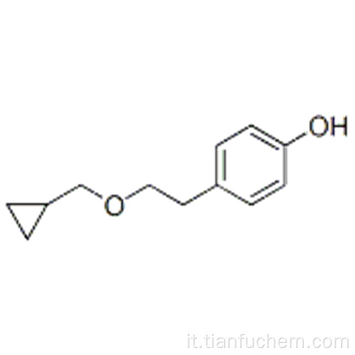 Fenolo, 4- [2- (ciclopropilmetossi) etil] - CAS 63659-16-5